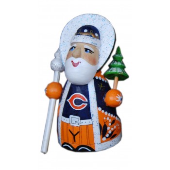 Спортивный Резной Дед Мороз малый Chicago Bears